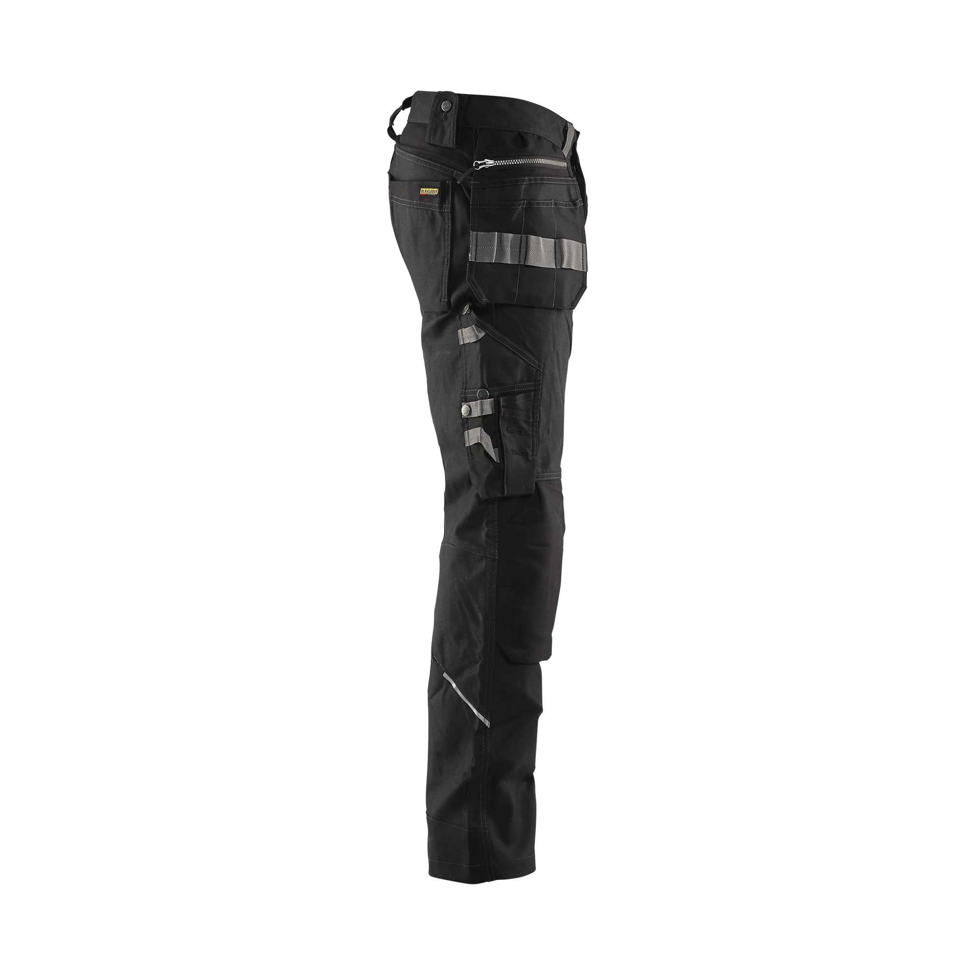 BLAKLADER 15901343 | Craftsman Trousers with stretch Work Trousers Men - canvas fabric